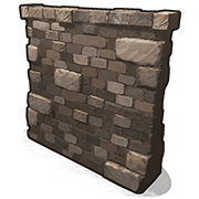High External Stone Wall High External Stone Wall