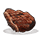 Bear meat cooked