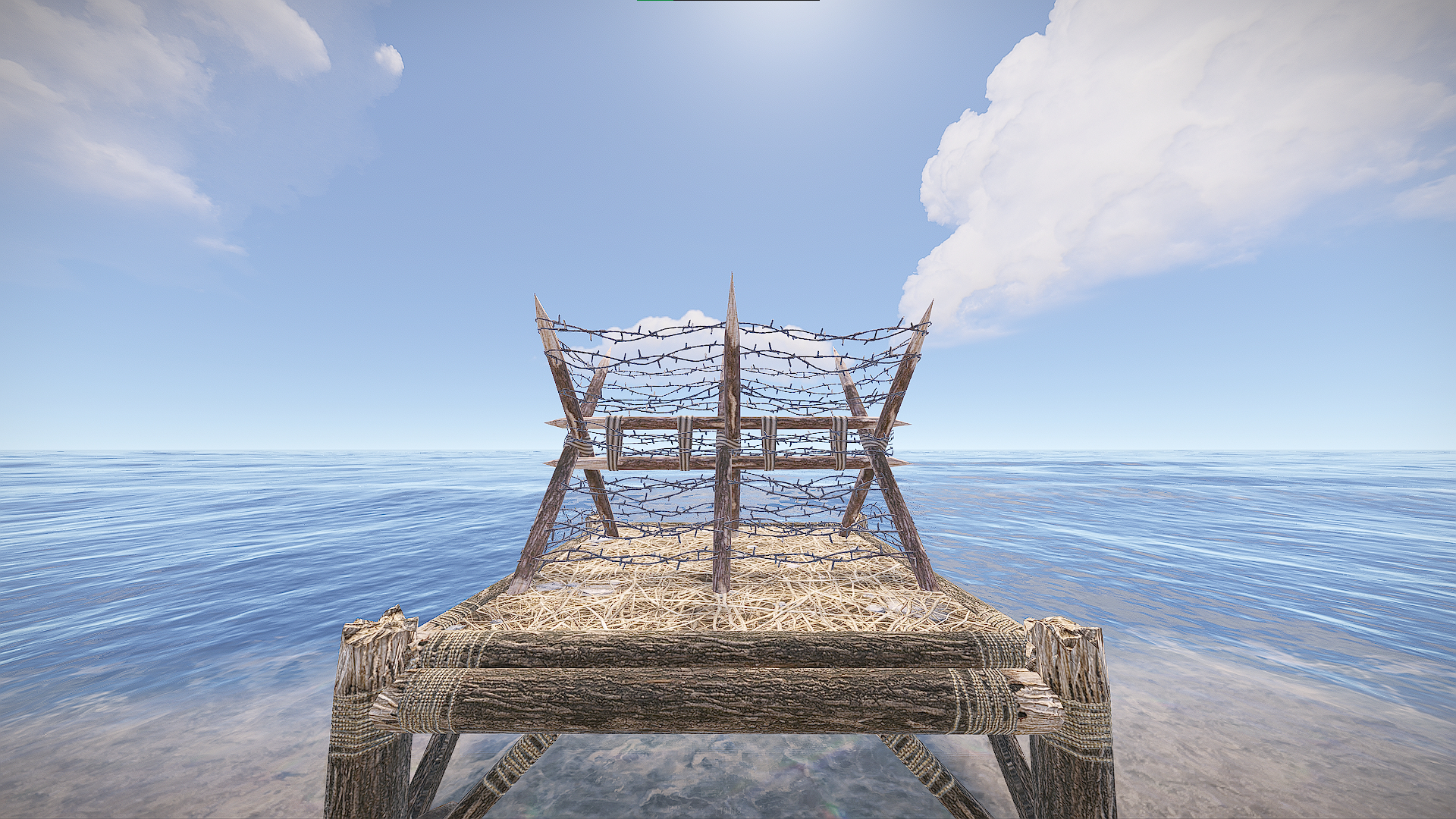 Barbed Wooden Barricade